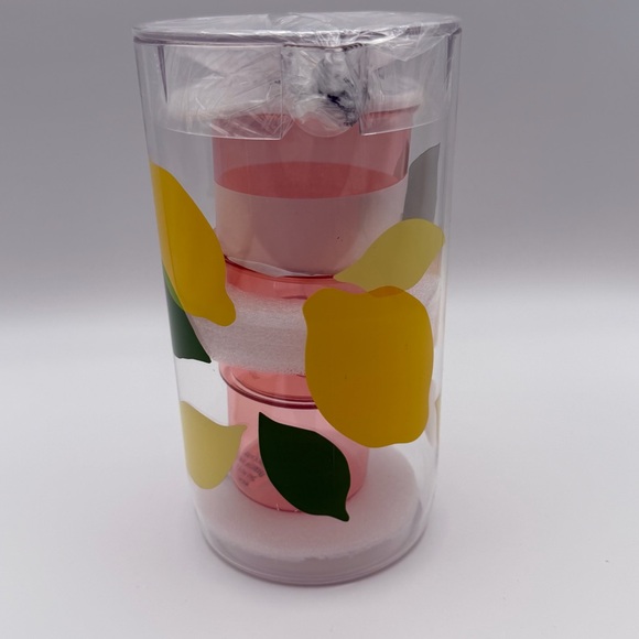 Kate Spade Lemon Pitcher + 2 Cups NIB - Picture 6 of 10